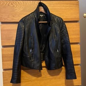 DKNY leather jacket